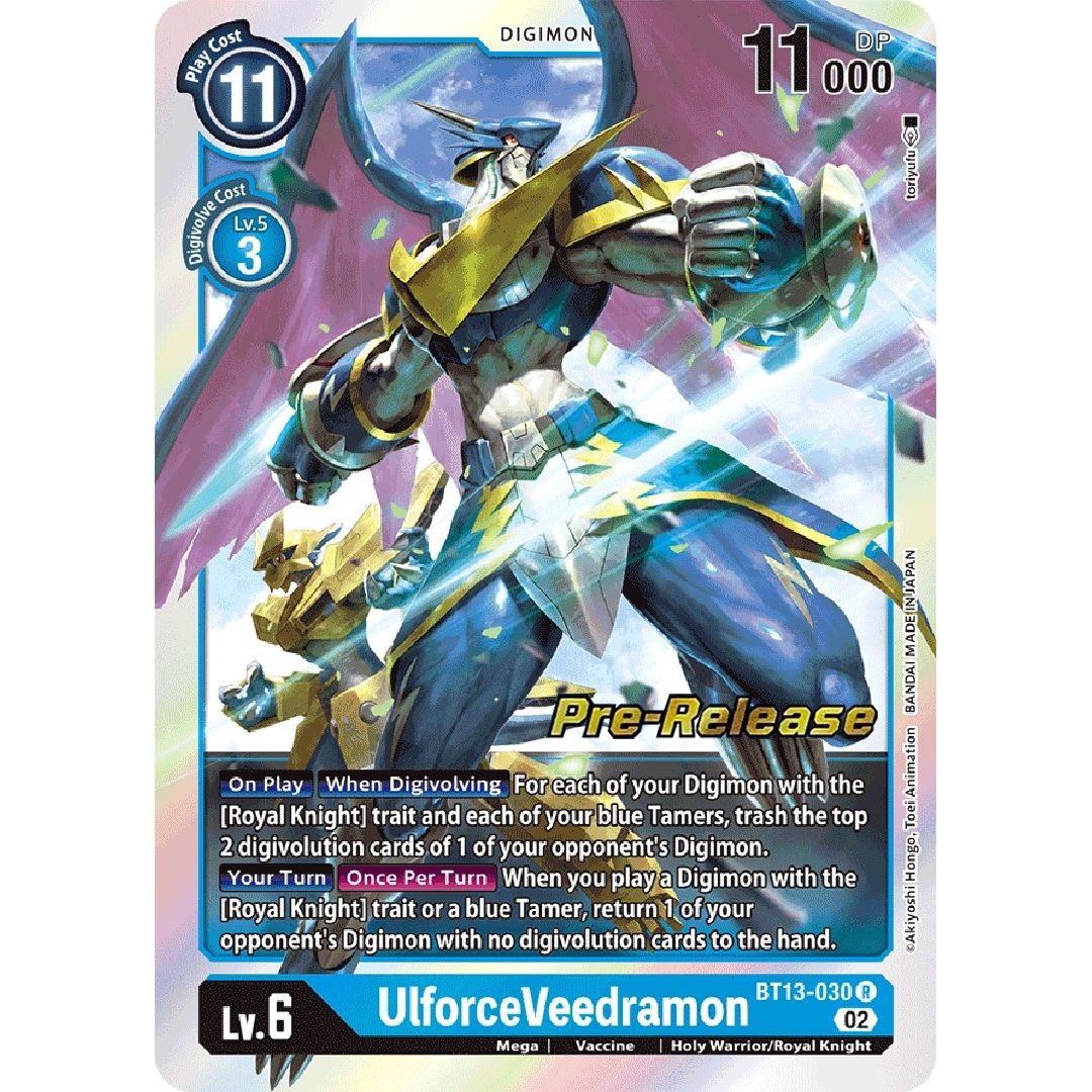 Image for UlforceVeedramon (BT13-030 R) (BT13_PR) - Digimon Card Game