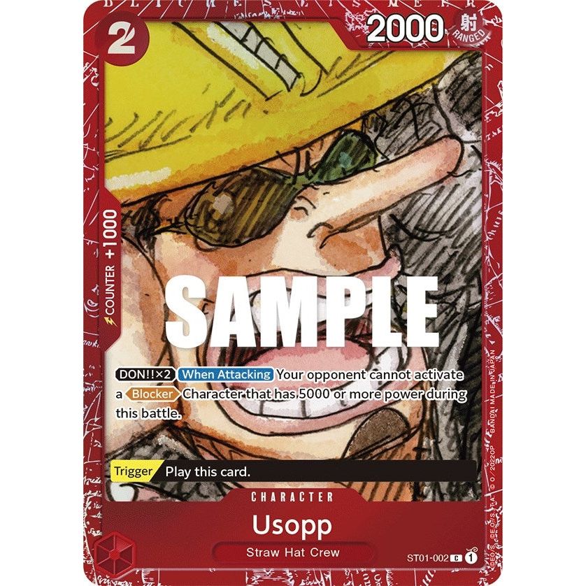 Image for Usopp (Premium Card Collection -ONE PIECE FILM RED Edition-) (ST01-002) (OP-PR) - One Piece Card Game