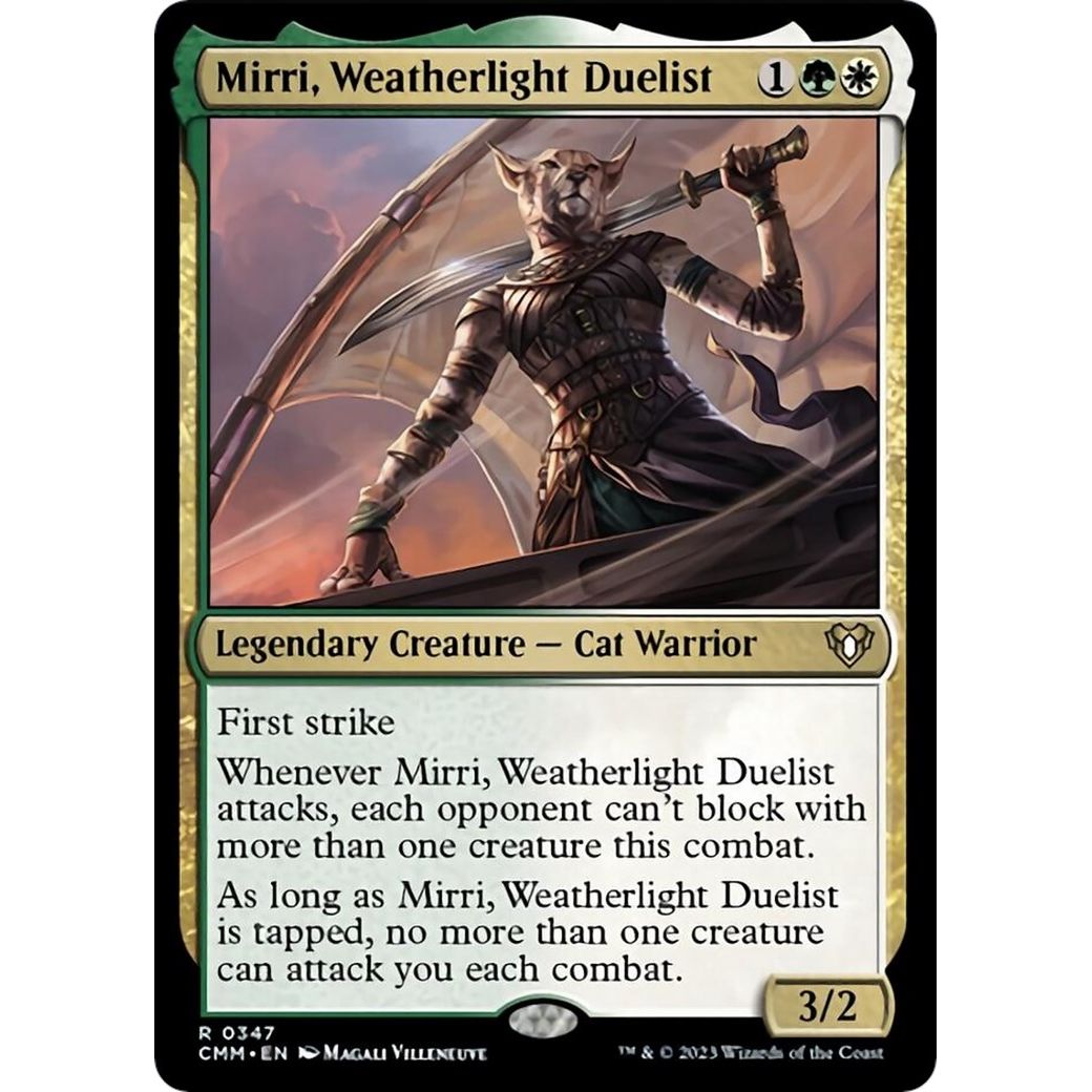 Image for Mirri, Weatherlight Duelist (347) (CMM) - Magic: The Gathering