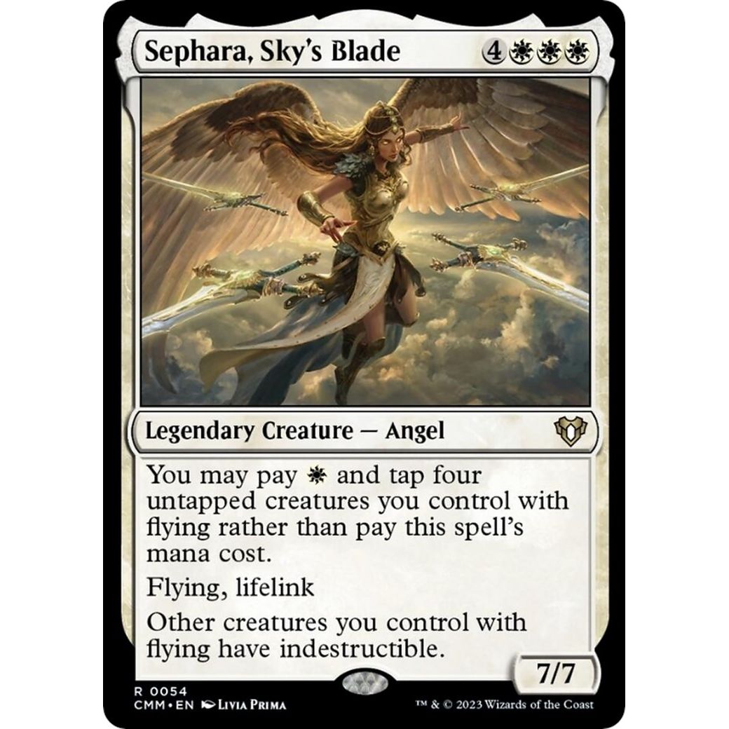 Image for Sephara, Sky's Blade (54) (CMM) - Magic: The Gathering