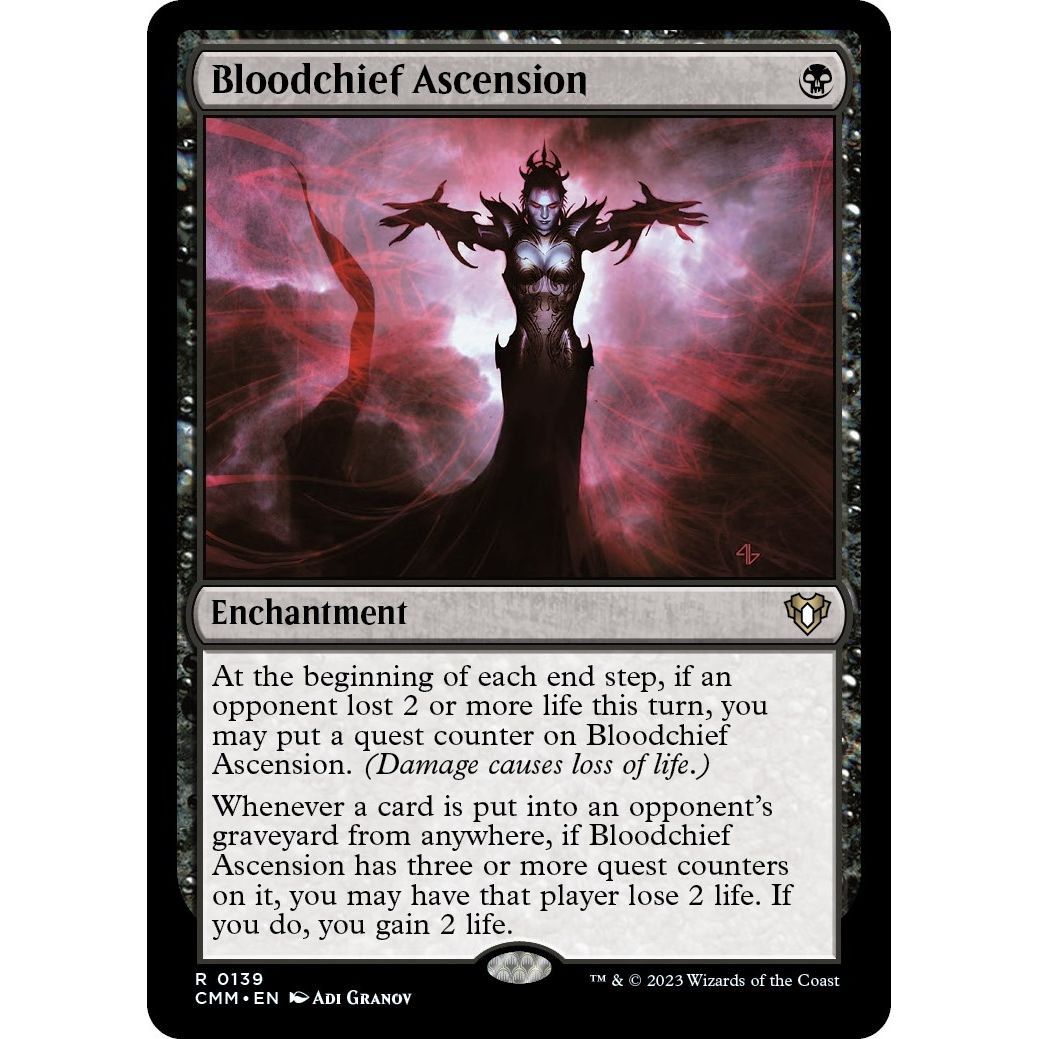 Image for Bloodchief Ascension (139) (CMM) - Magic: The Gathering