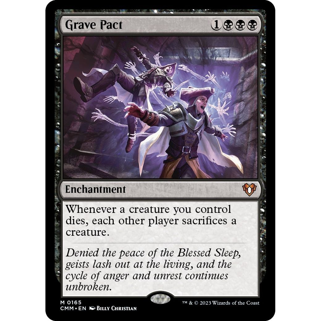 Image for Grave Pact (165) (CMM) - Magic: The Gathering
