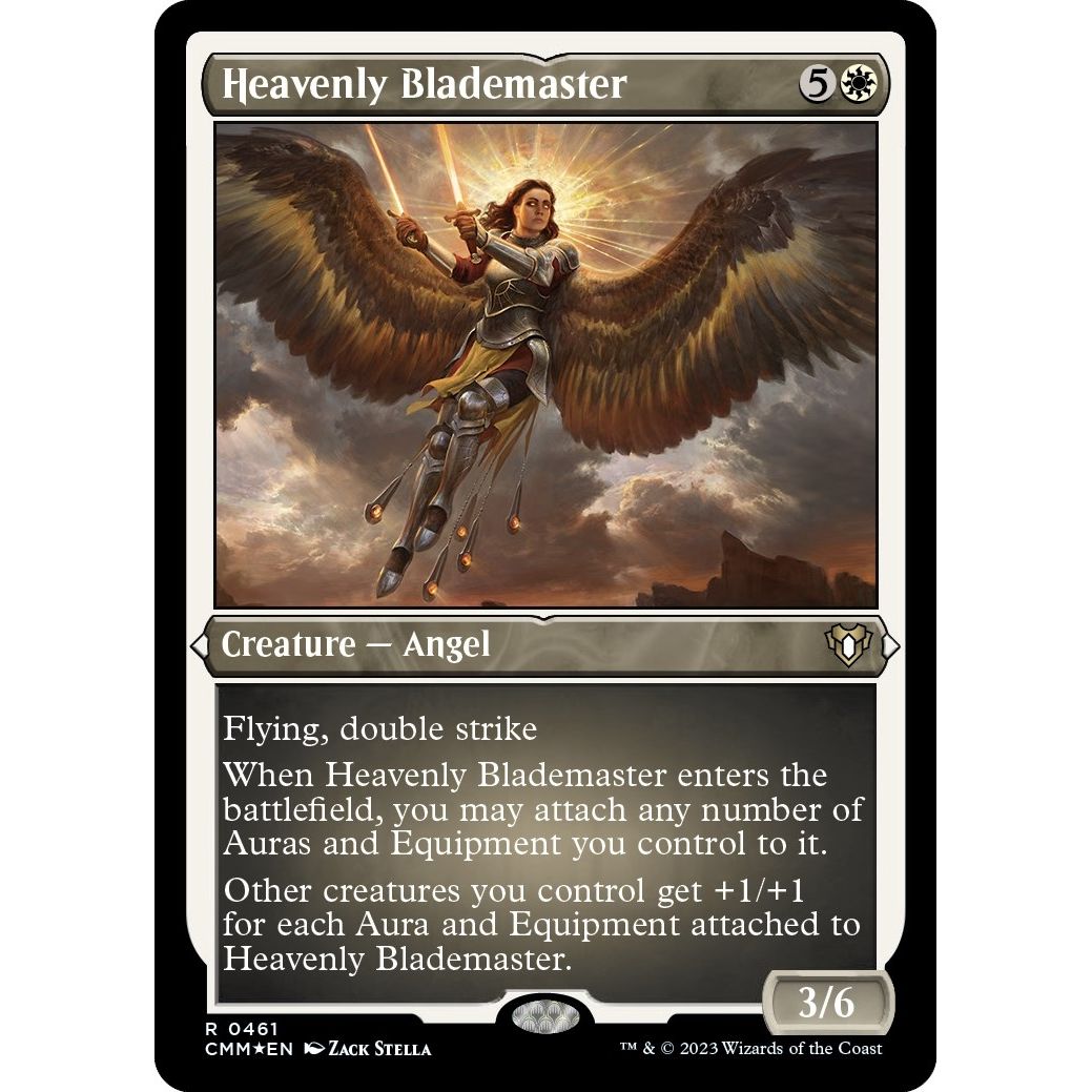 Image for Heavenly Blademaster (Foil Etched) (461) (CMM) - Magic: The Gathering