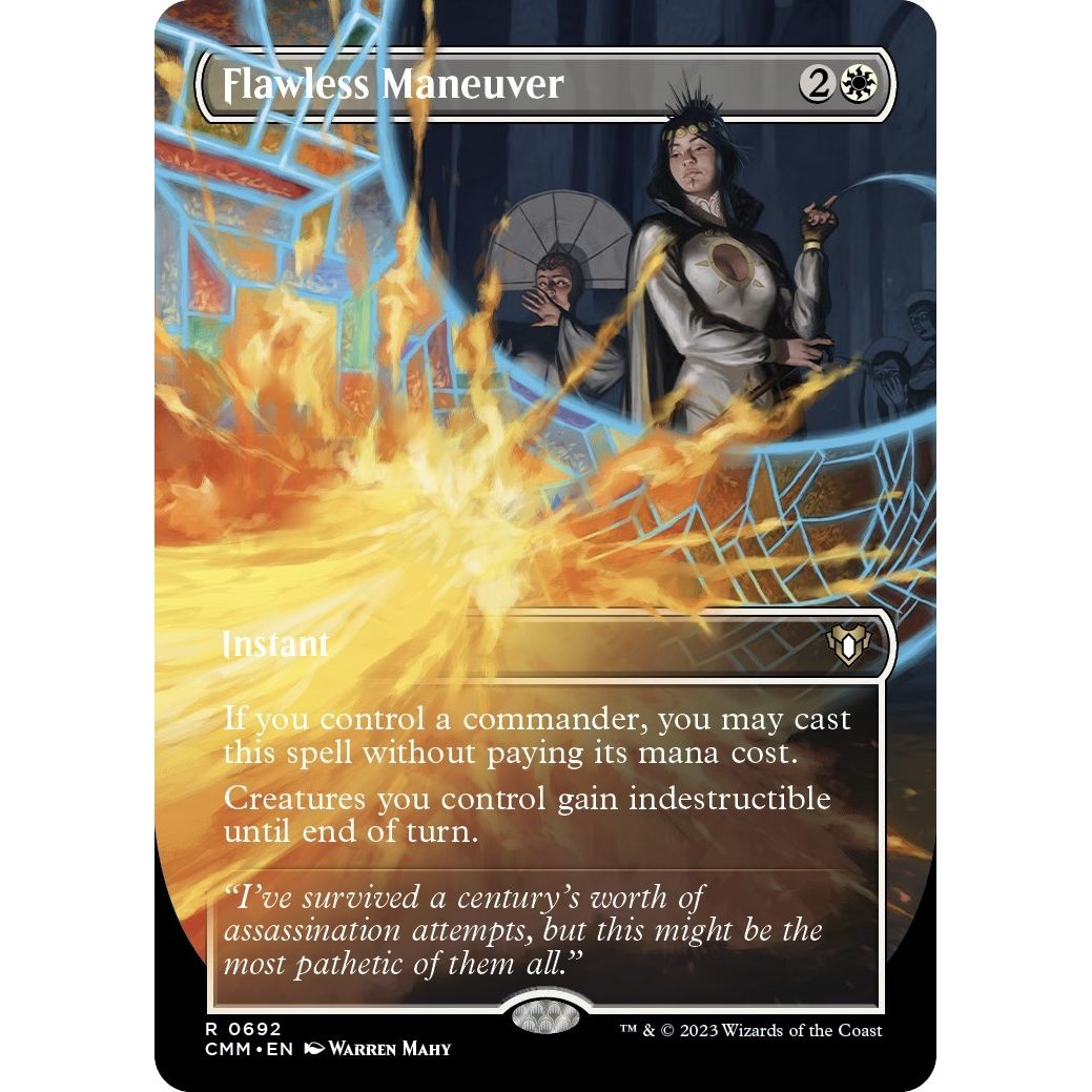 Image for Flawless Maneuver (Borderless) (692) (CMM) - Magic: The Gathering