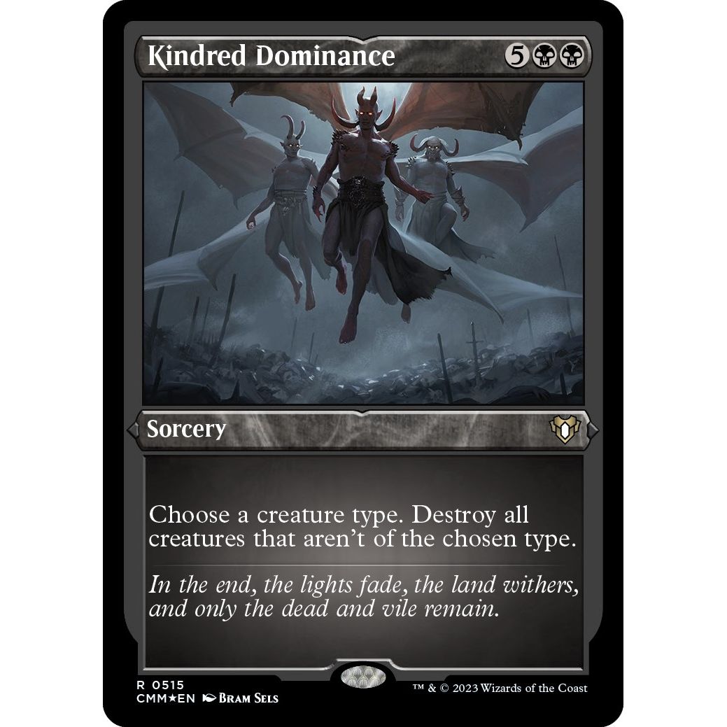 Image for Kindred Dominance (Foil Etched) (515) (CMM) - Magic: The Gathering