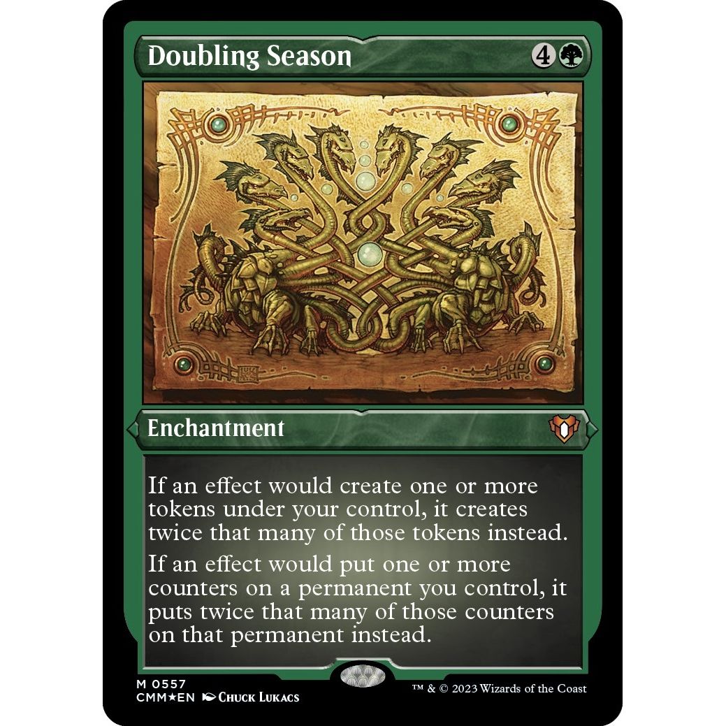 Image for Doubling Season (Foil Etched) (557) (CMM) - Magic: The Gathering