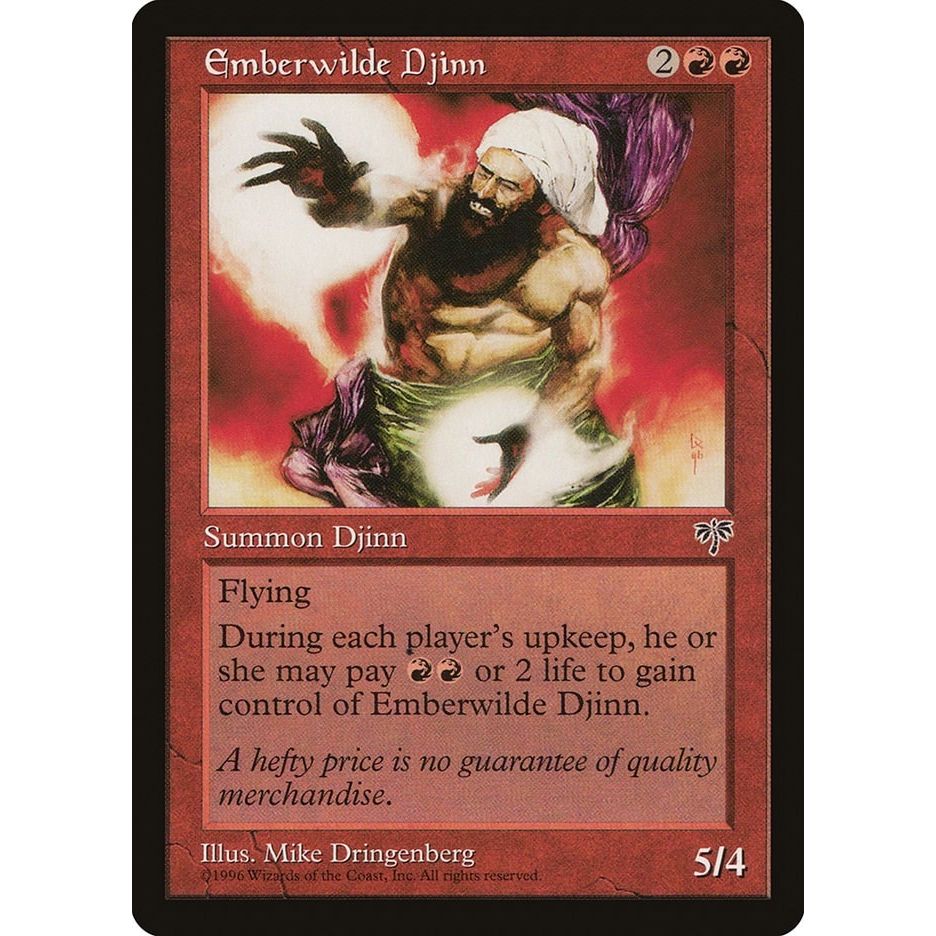 Image for Emberwilde Djinn (MIR) - Magic: The Gathering