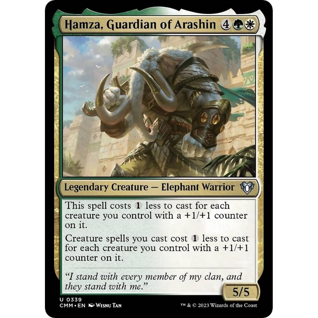 Image for Hamza, Guardian of Arashin (339) (CMM) - Magic: The Gathering