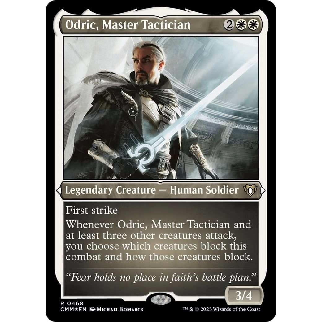 Image for Odric, Master Tactician (Foil Etched) (468) (CMM) - Magic: The Gathering
