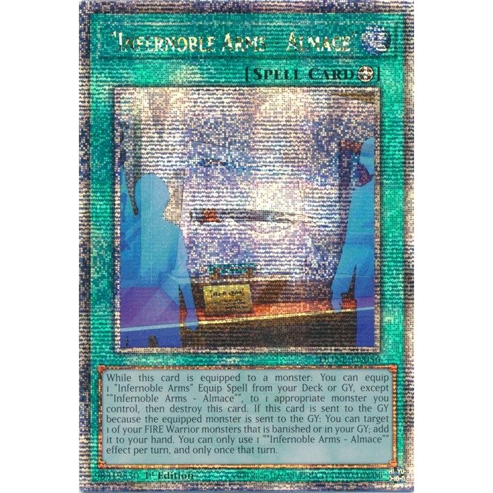 Image for "Infernoble Arms - Almace" (Quarter Century Secret Rare) (DUNE-EN056) (DUNE) - YuGiOh