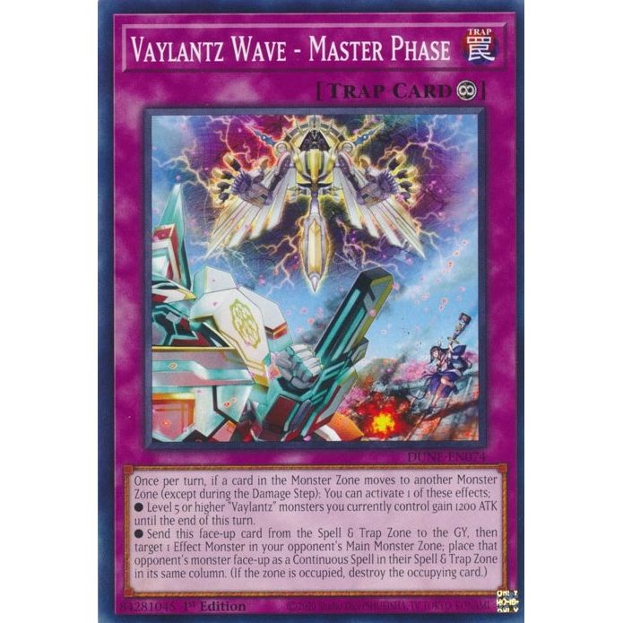 Image for Vaylantz Wave - Master Phase (DUNE-EN074) (DUNE) - YuGiOh