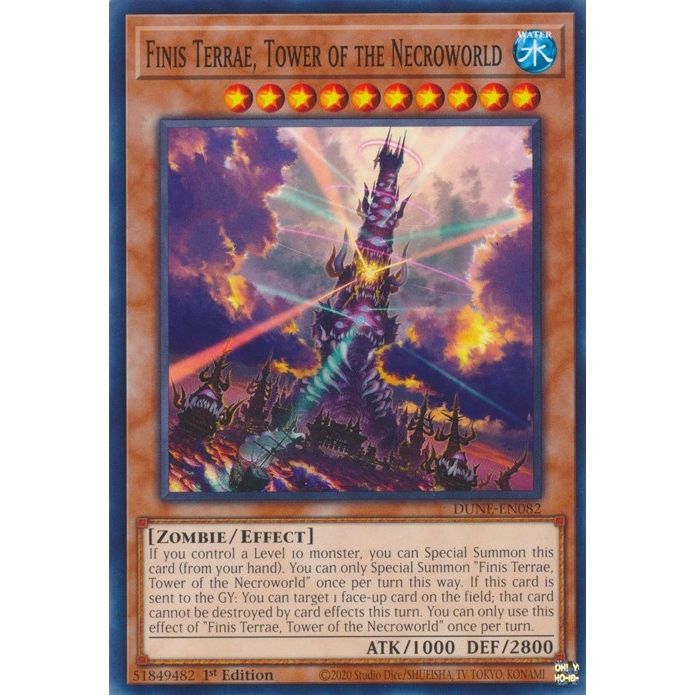 Image for Finis Terrae, Tower of the Necroworld (DUNE-EN082) (DUNE) - YuGiOh