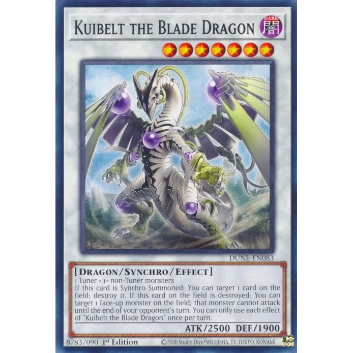 Image for Kuibelt the Blade Dragon (DUNE-EN083) (DUNE) - YuGiOh