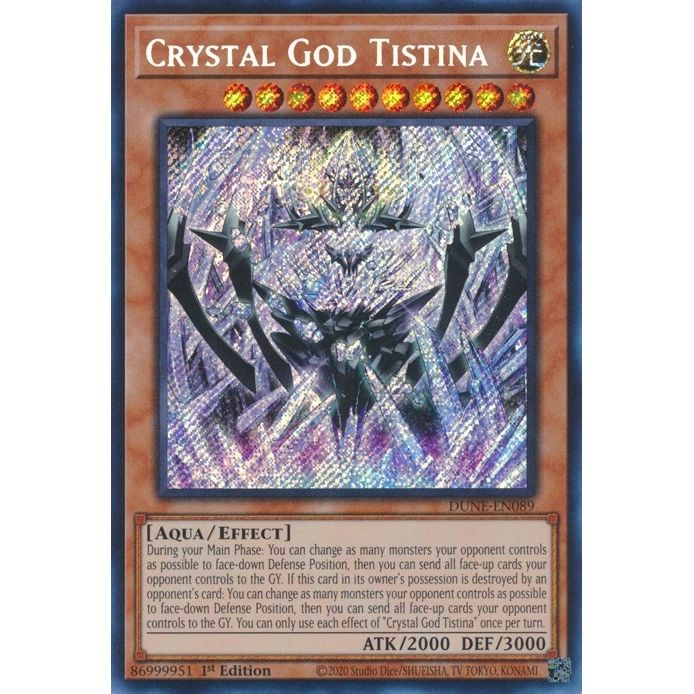 Image for Crystal God Tistina (DUNE-EN089) (DUNE) - YuGiOh
