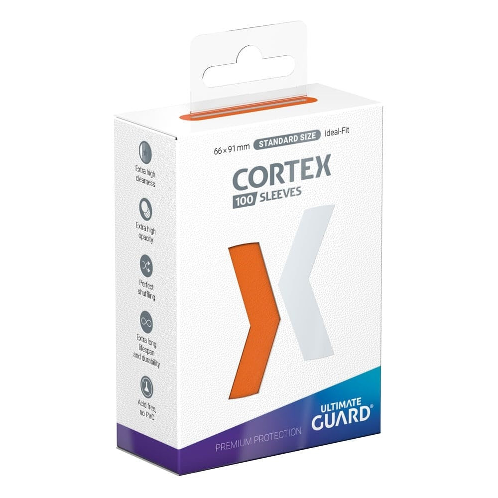 Image for Ultimate Guard Cortex Sleeves Standard Size - Orange (100-Pack) - Card Sleeves
