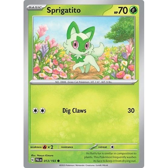 Image for Sprigatito - 013/193 (Summer 2023 Collector Chest) (013/193) (MCAP) - Pokemon