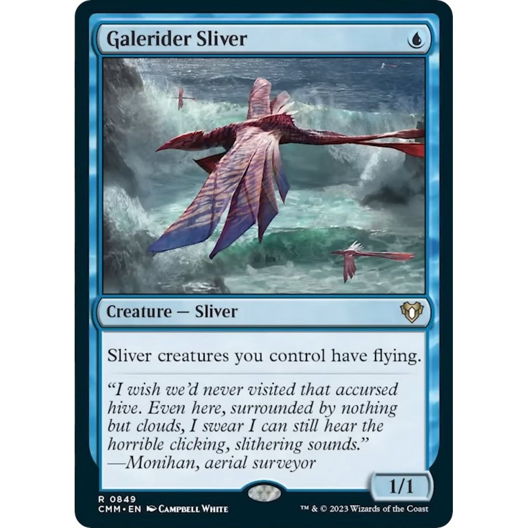Image for Galerider Sliver (849) (CMM) - Magic: The Gathering