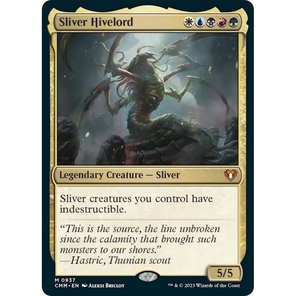 Image for Sliver Hivelord (937) (CMM) - Magic: The Gathering