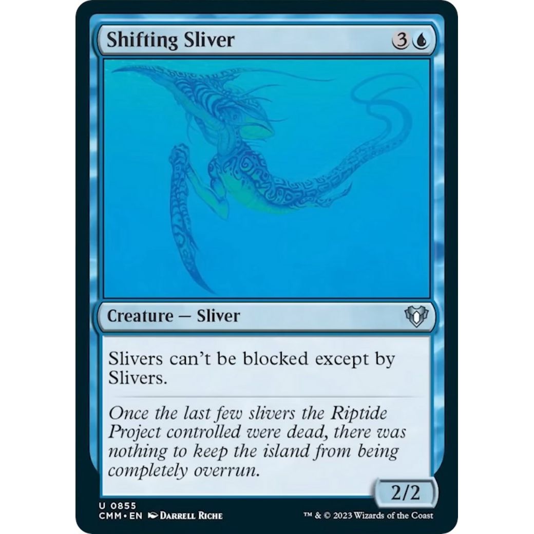 Image for Shifting Sliver (855) (CMM) - Magic: The Gathering