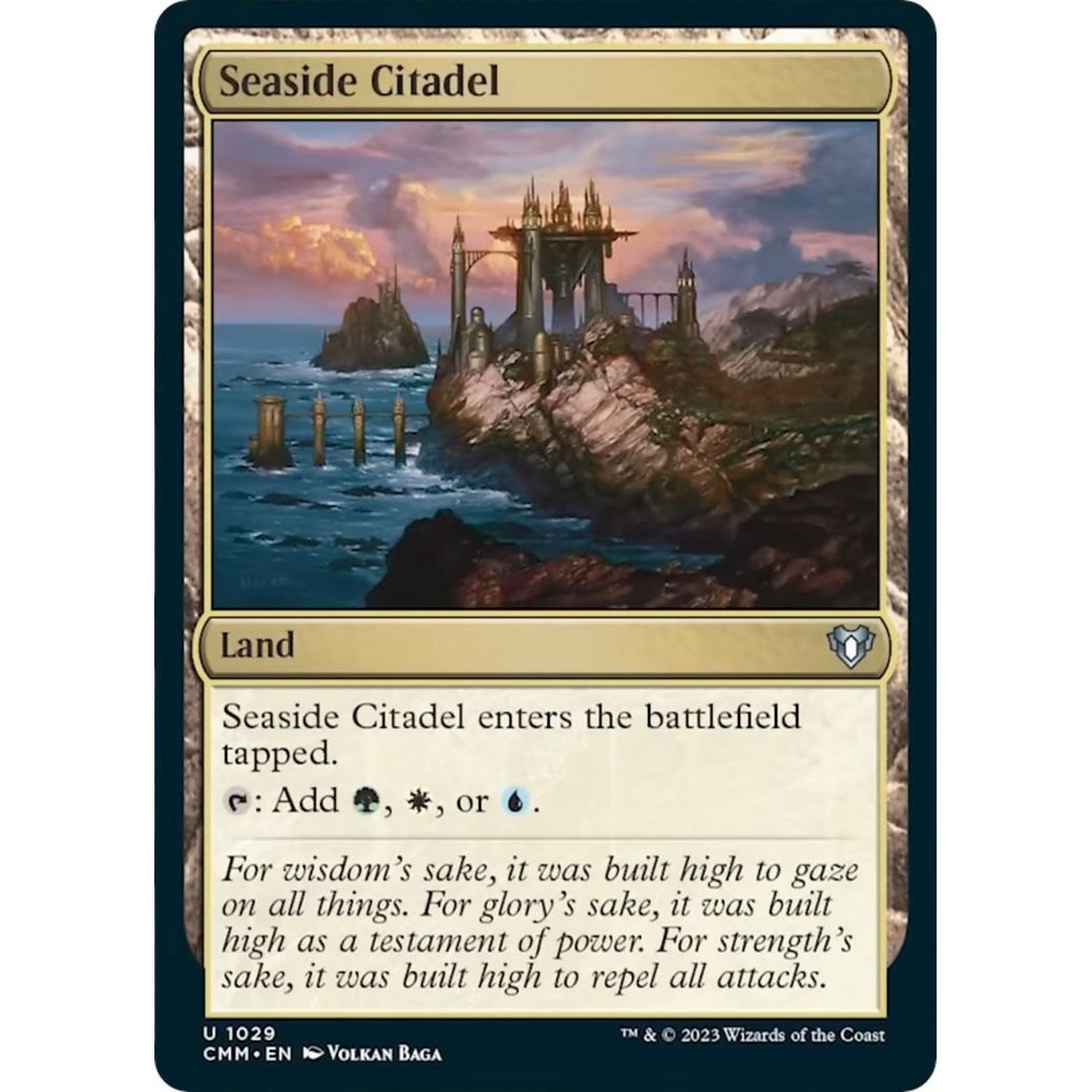 Image for Seaside Citadel (1029) (CMM) - Magic: The Gathering