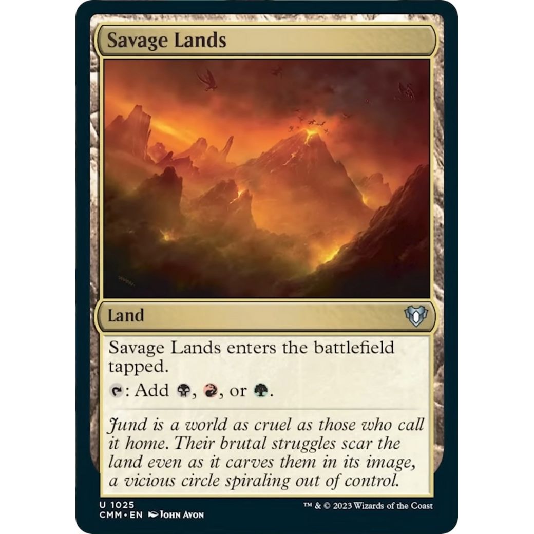 Image for Savage Lands (1025) (CMM) - Magic: The Gathering