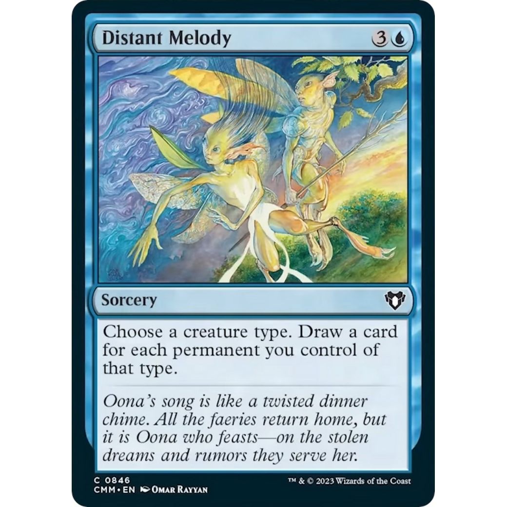 Image for Distant Melody (846) (CMM) - Magic: The Gathering