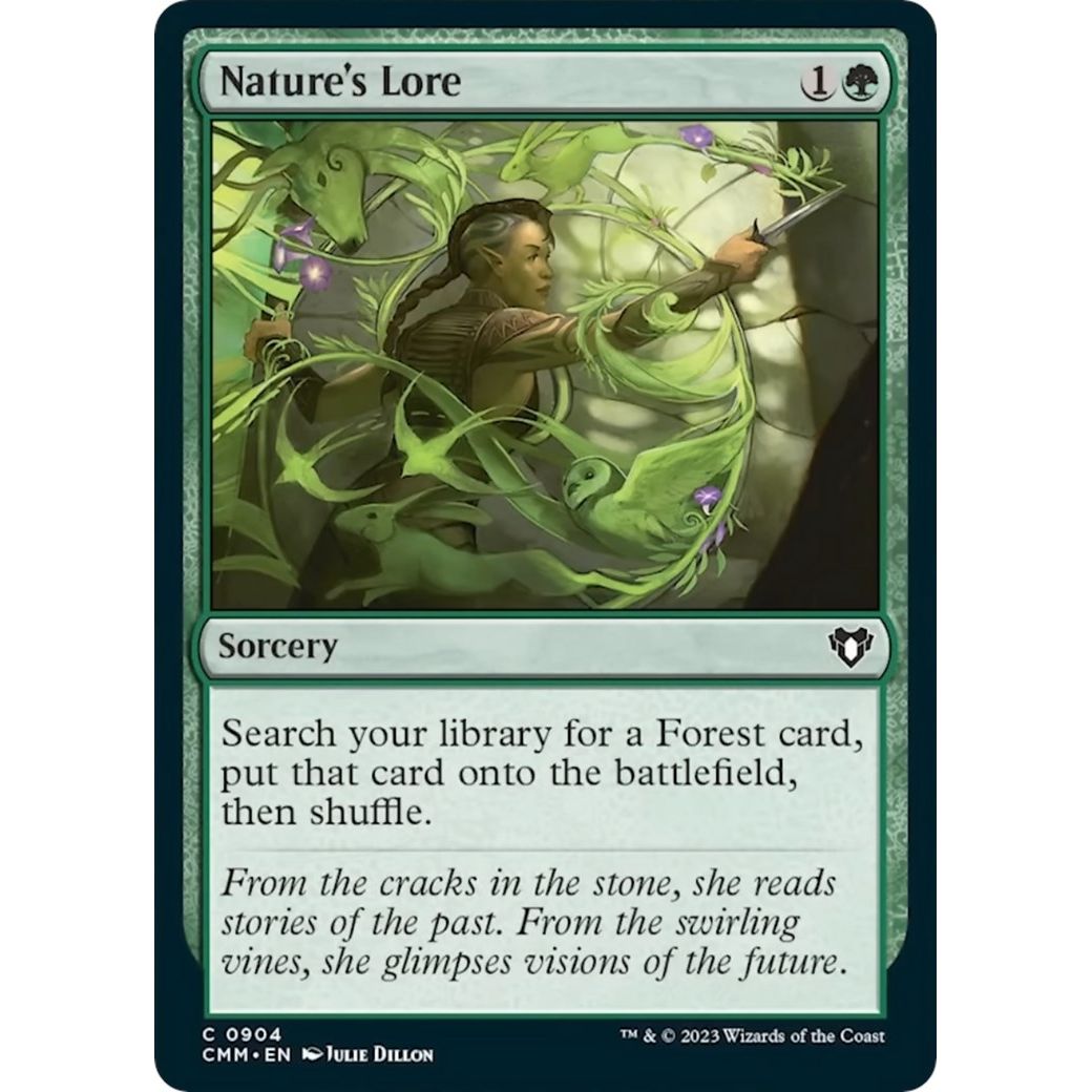 Image for Nature's Lore (904) (CMM) - Magic: The Gathering