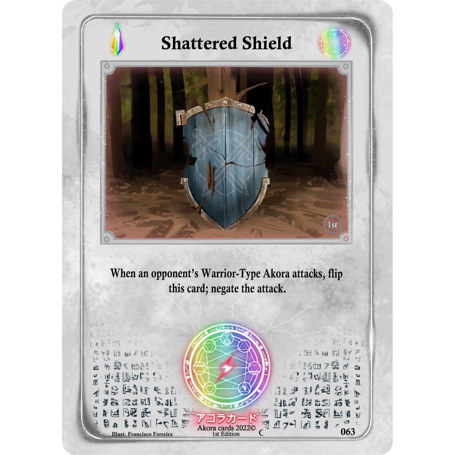 Image for Shattered Shield (063) (SW1E) - Akora TCG