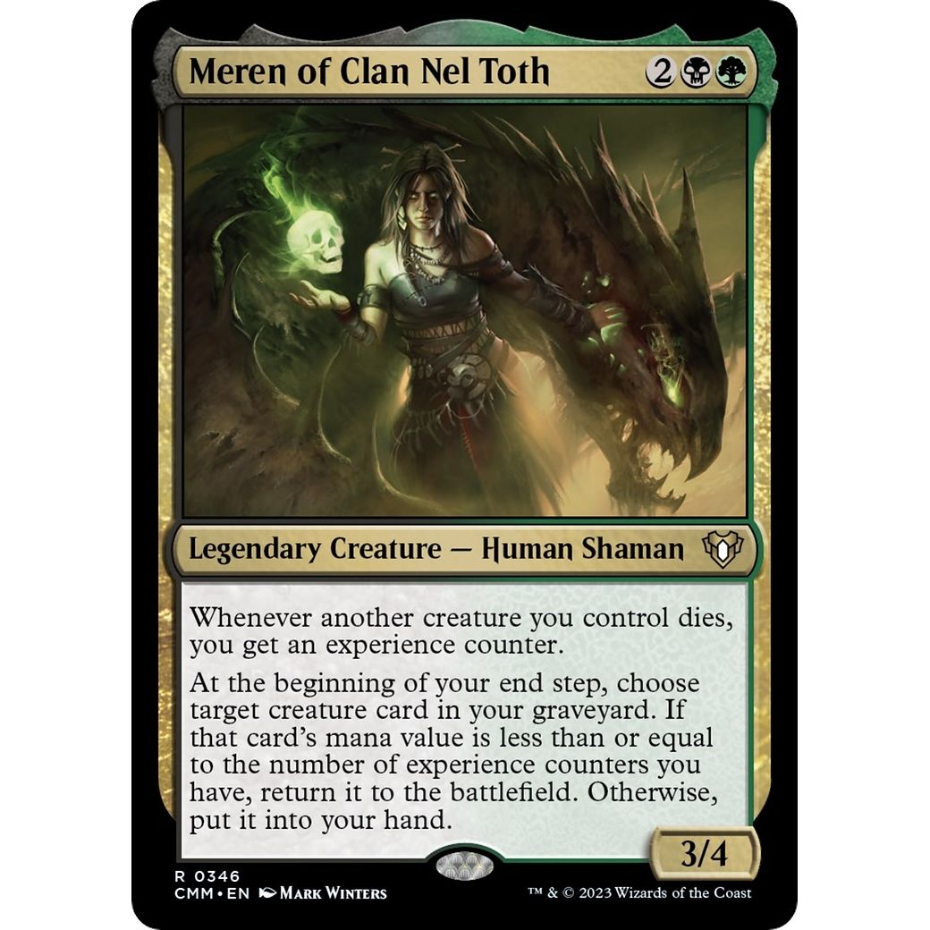 Image for Meren of Clan Nel Toth (346) (CMM) - Magic: The Gathering