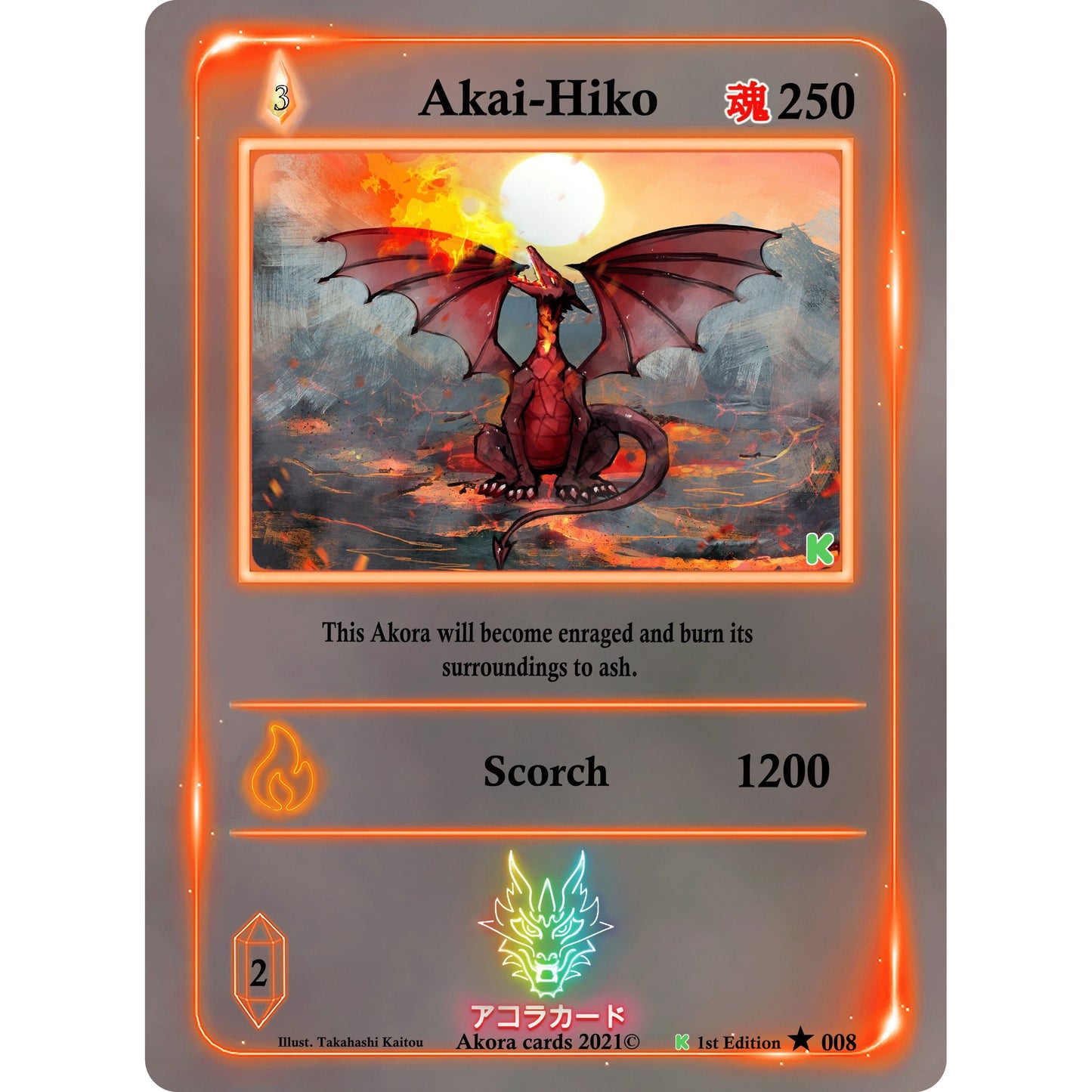 Image for Akai-Hiko (008) (SWKE) - Akora TCG