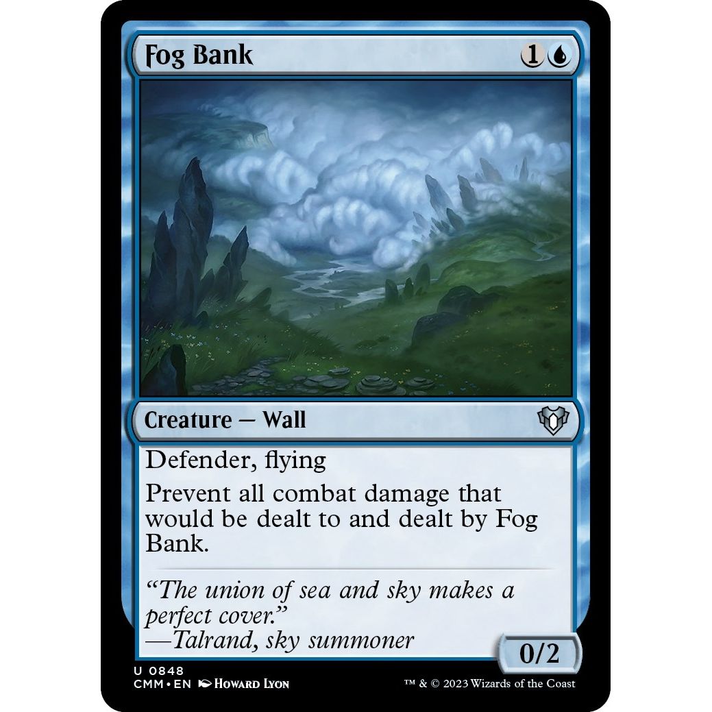 Image for Fog Bank (848) (CMM) - Magic: The Gathering