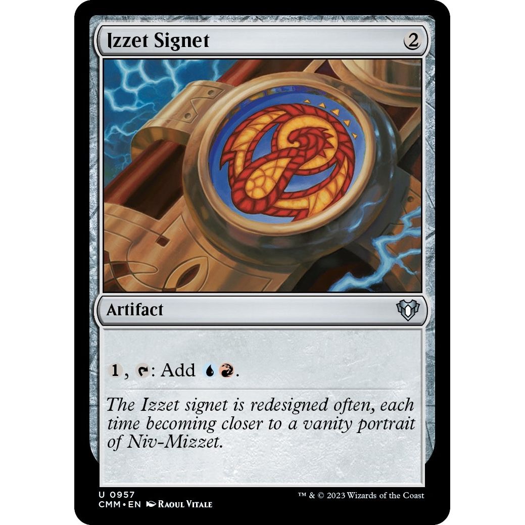 Image for Izzet Signet (957) (CMM) - Magic: The Gathering
