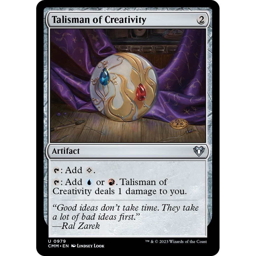 Image for Talisman of Creativity (979) (CMM) - Magic: The Gathering