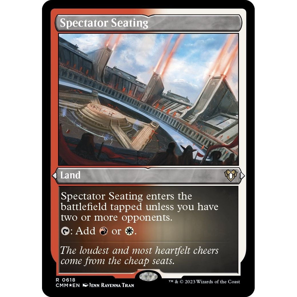 Image for Spectator Seating (Foil Etched) (618) (CMM) - Magic: The Gathering