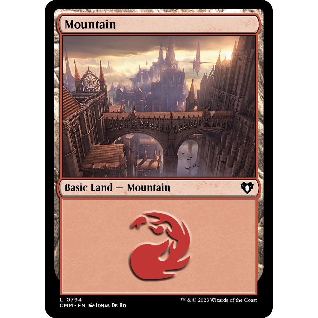 Image for Mountain (0794) (794) (CMM) - Magic: The Gathering