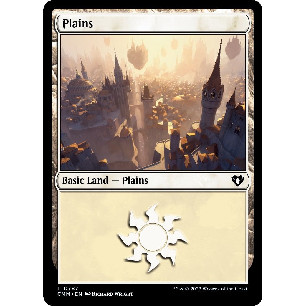 Image for Plains (0787) (787) (CMM) - Magic: The Gathering