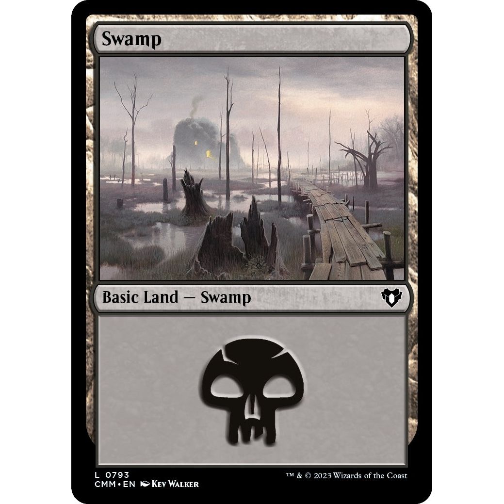 Image for Swamp (0793) (793) (CMM) - Magic: The Gathering