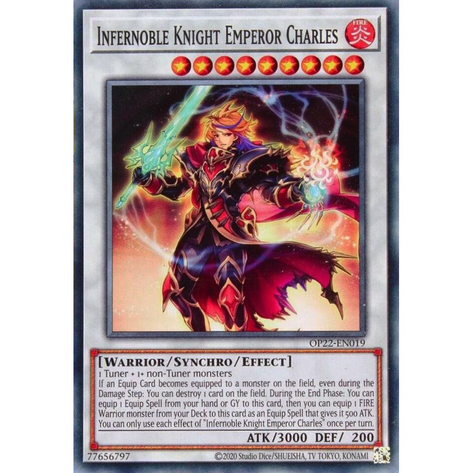 Image for Infernoble Knight Emperor Charles (OP22-EN019) (OP22) - YuGiOh