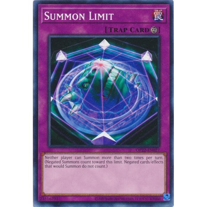Image for Summon Limit (OP22-EN027) (OP22) - YuGiOh