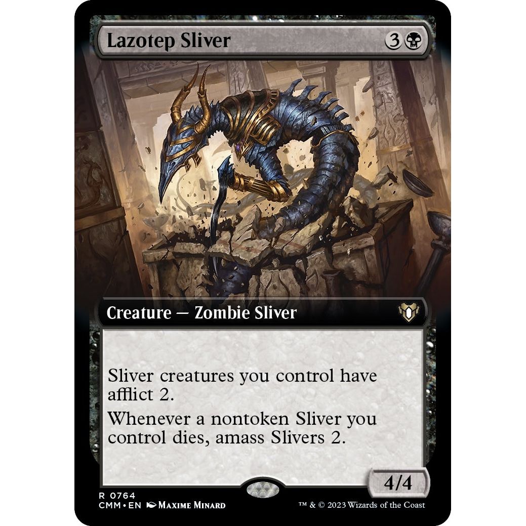Image for Lazotep Sliver (Extended Art) (764) (CMM) - Magic: The Gathering