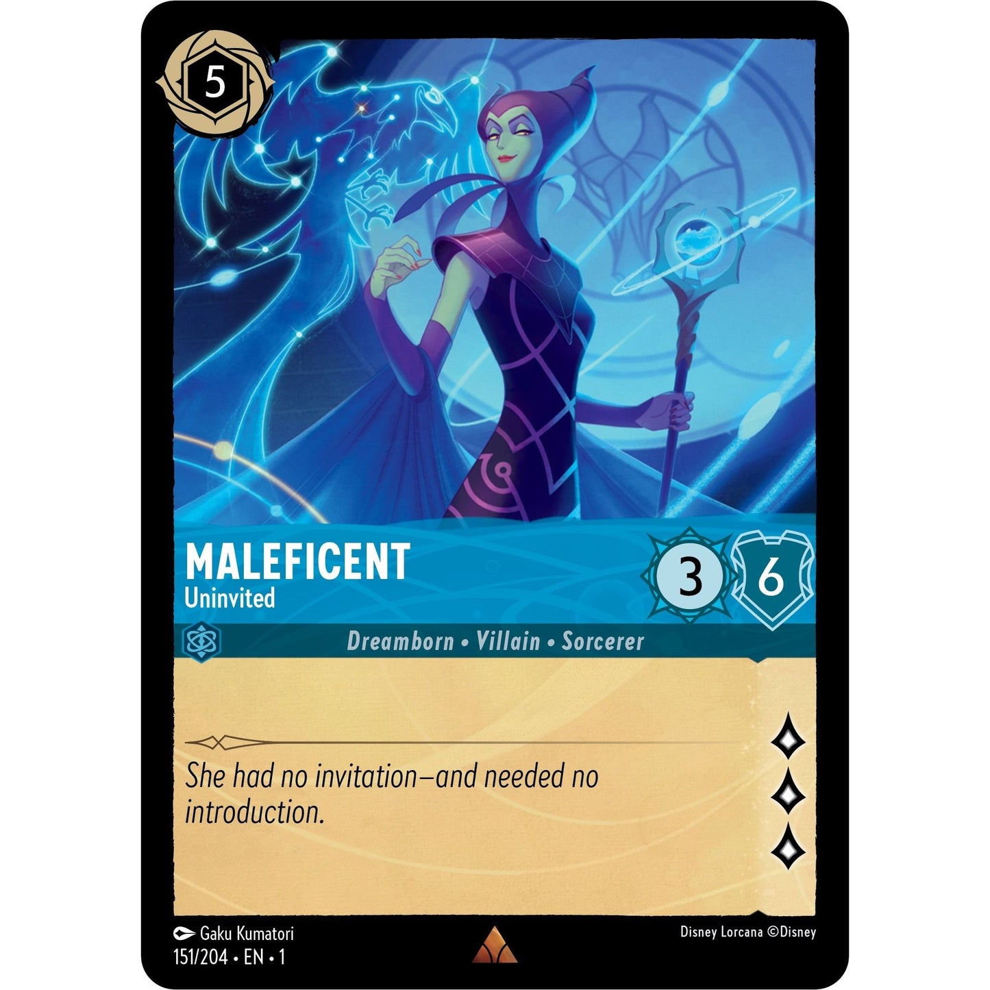 Image for Maleficent - Uninvited (151/204) (1) - Disney Lorcana