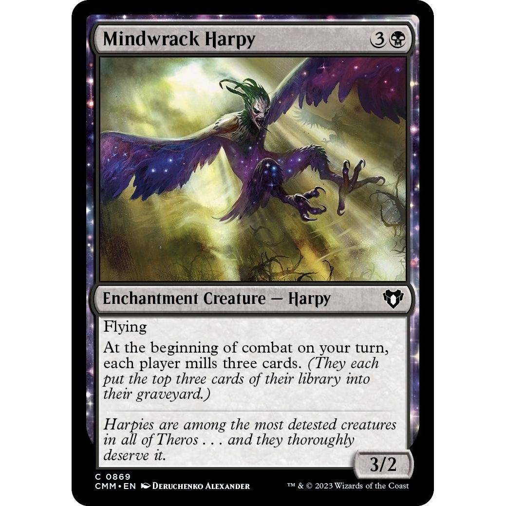 Image for Mindwrack Harpy (869) (CMM) - Magic: The Gathering