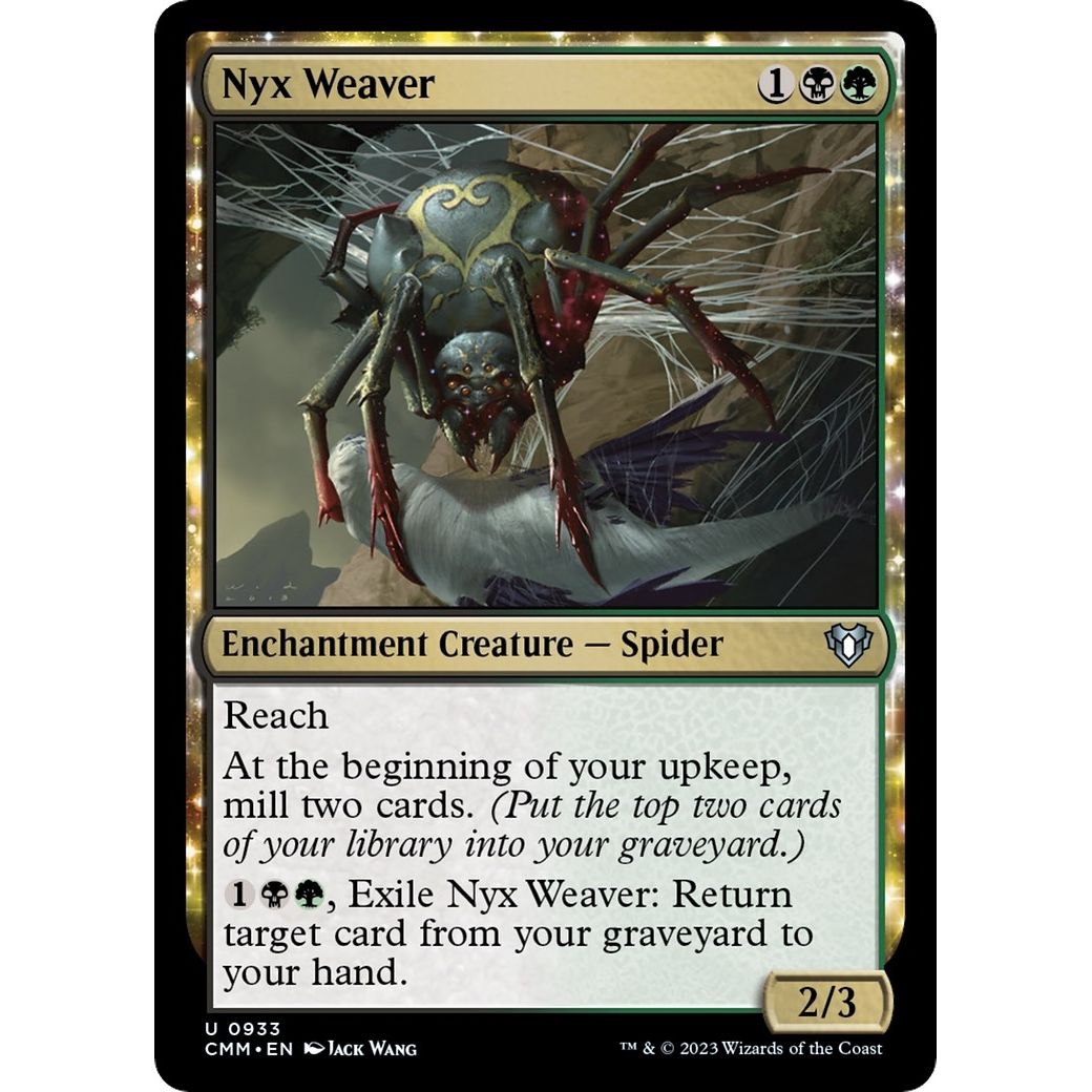 Image for Nyx Weaver (933) (CMM) - Magic: The Gathering