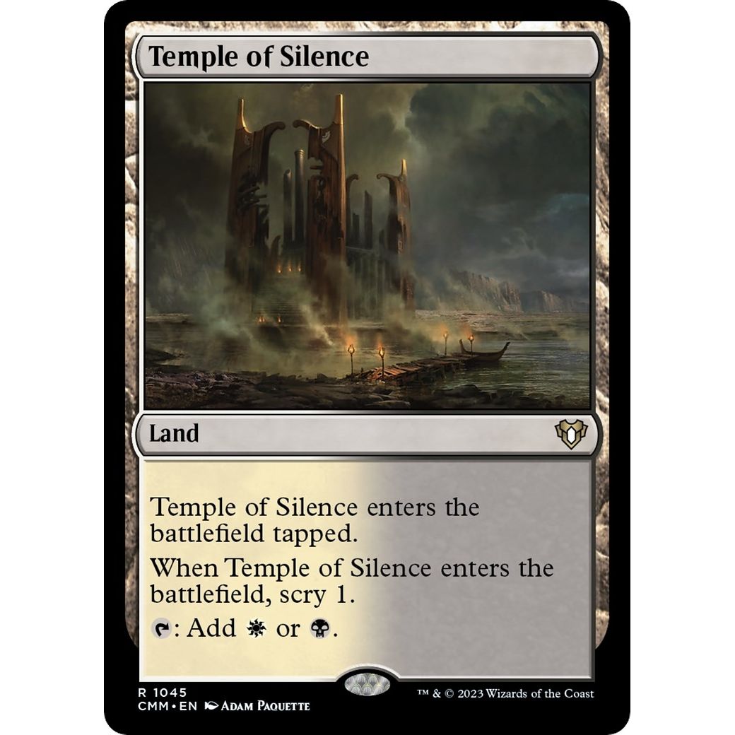 Image for Temple of Silence (1045) (CMM) - Magic: The Gathering