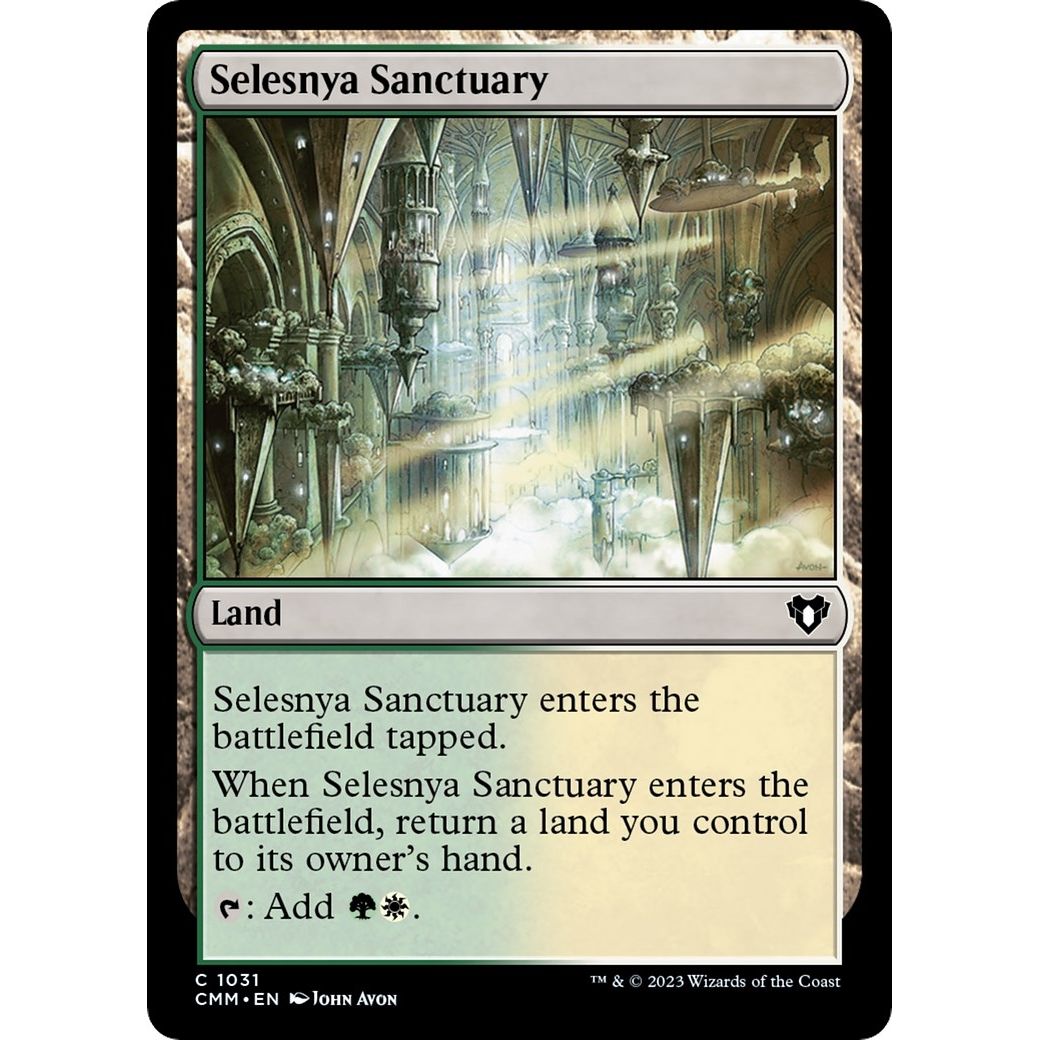 Image for Selesnya Sanctuary (1031) (CMM) - Magic: The Gathering