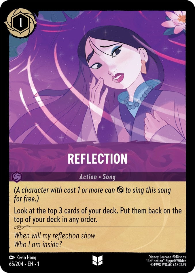 Image for Reflection (65/204) (1) - Disney Lorcana