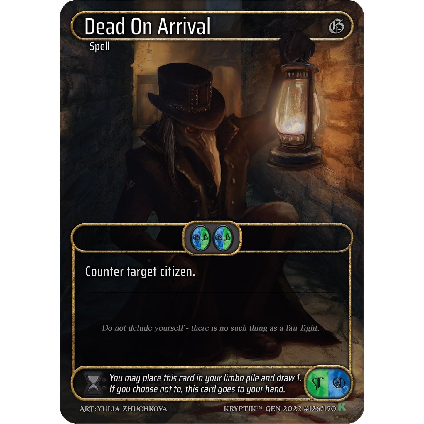Image for Dead On Arrival (Box Topper) (126) (KPT) - Kryptik TCG