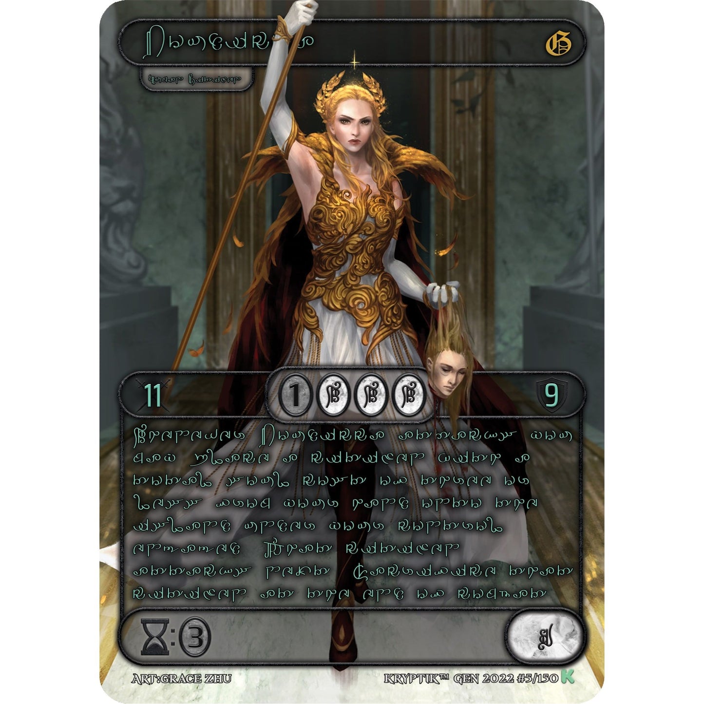 Image for Boudicca (Green Kryptik Language) (5) (KPT) - Kryptik TCG