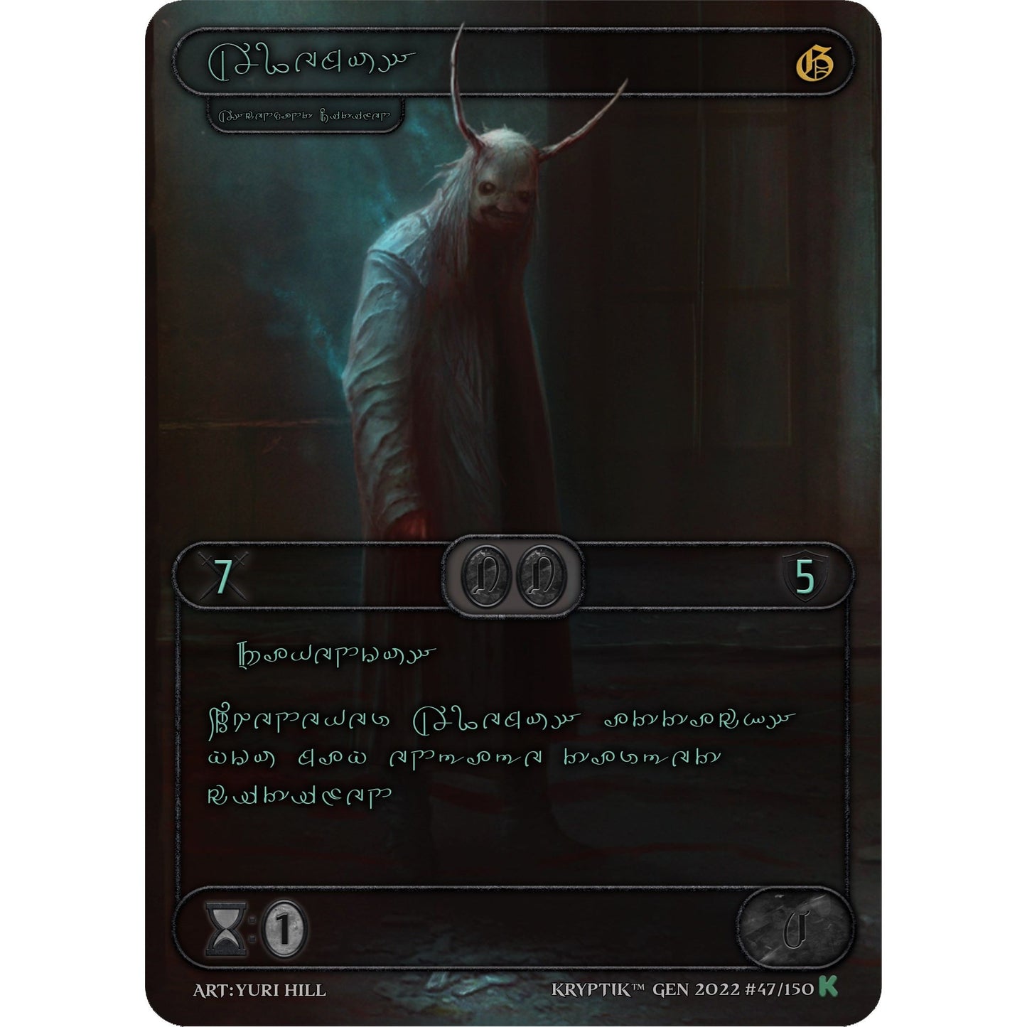 Image for Alemus (Green Kryptik Language) (47) (KPT) - Kryptik TCG