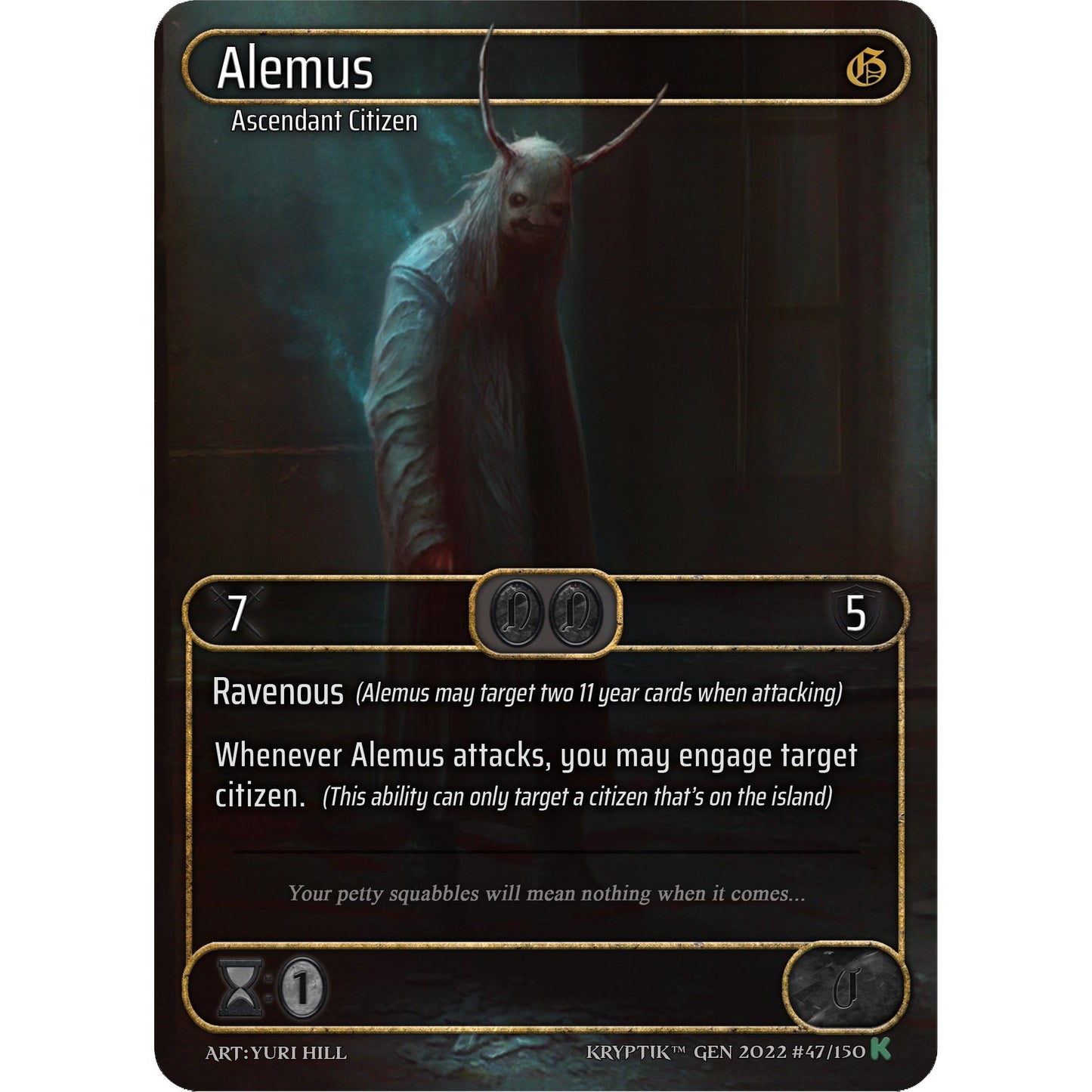 Image for Alemus (Box Topper) (47) (KPT) - Kryptik TCG